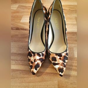 Nine West - excellent condition real cow fur size 6 1/2 with 3 inch heel.
